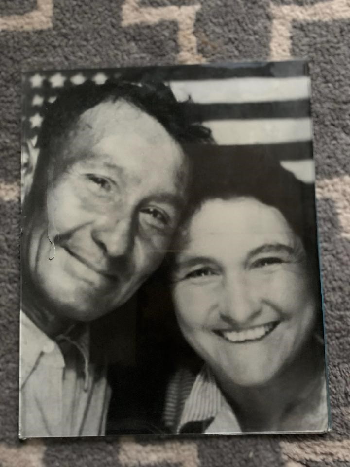 Black and white photo of Abe and Lena Ned (1940s)