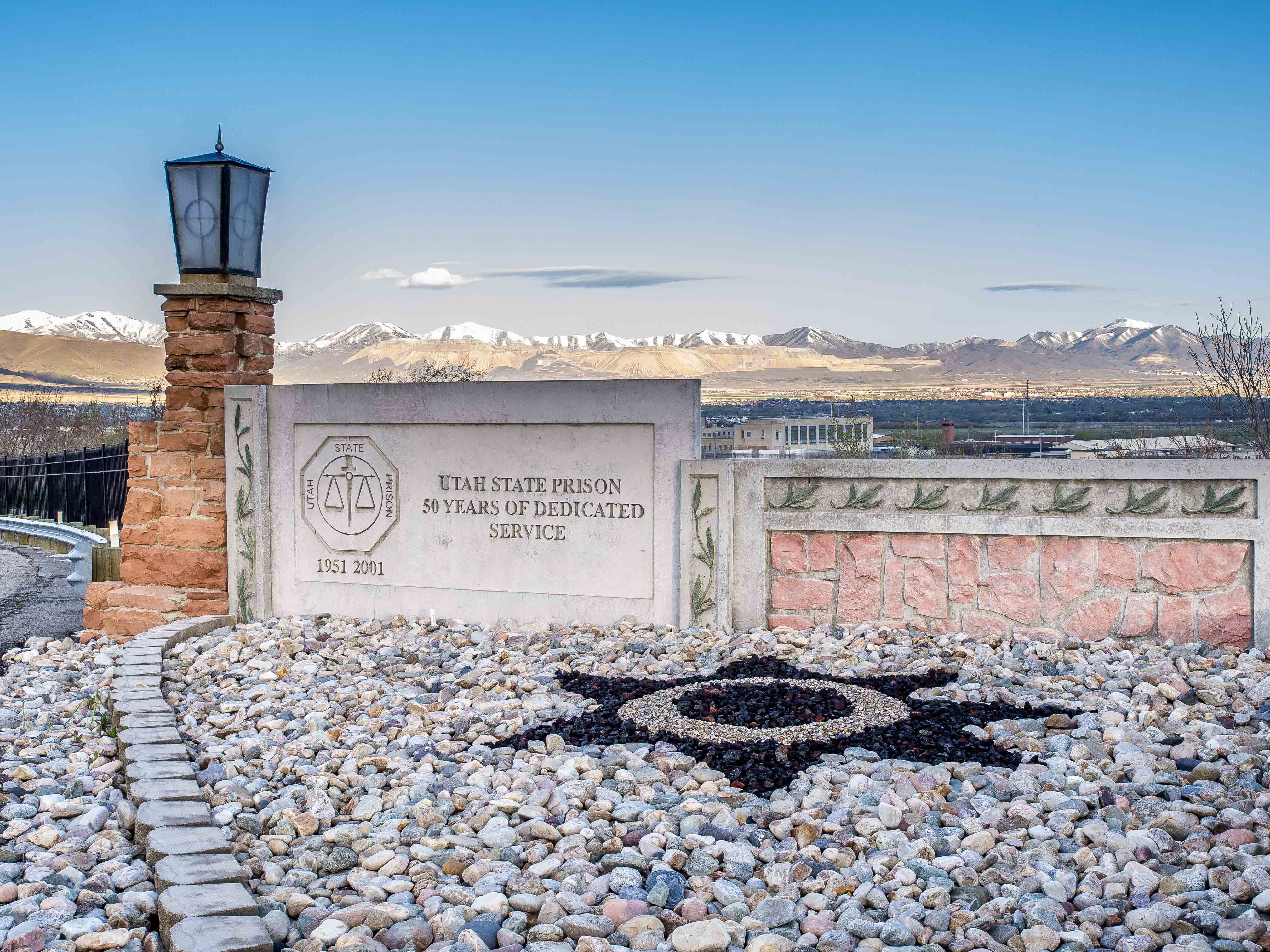 An external photo of the Utah prison