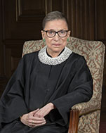 A photo of Ruth Bader Ginsberg