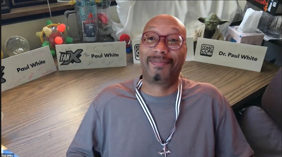 A screenshot of a middle aged Black man
