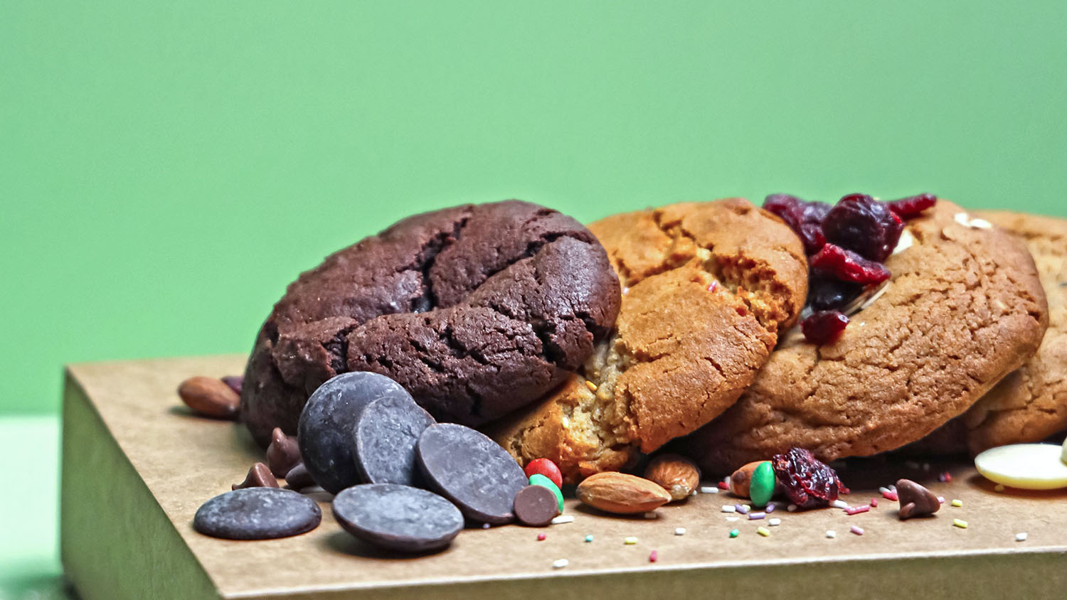 Photo of three-ish yummy-looking cookies